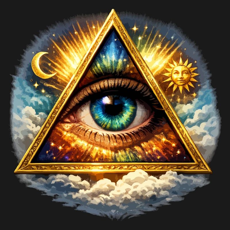Œil Cosmique en Triangle