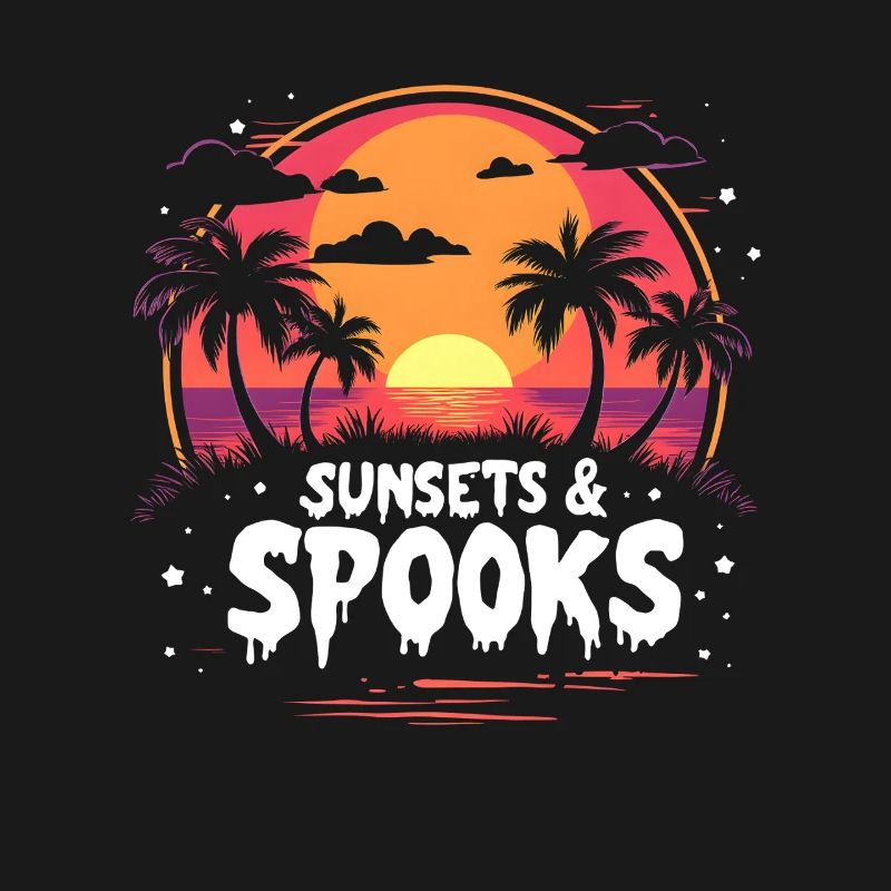 Coucher de soleil Effrayants Summerween Halloween