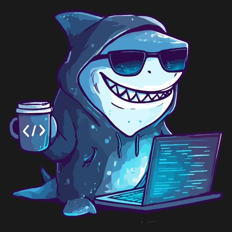 Conception de Cyber Shark Hacker