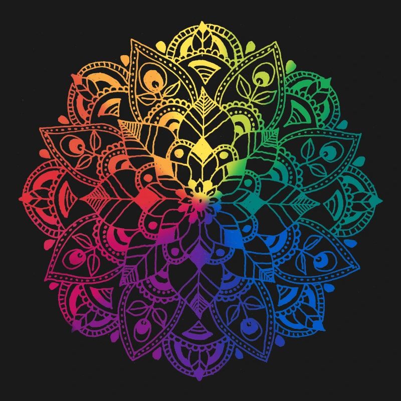 Mandala de fleurs