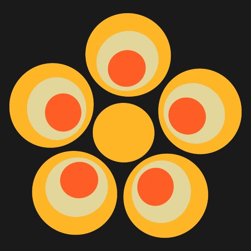 70s Flower Pattern