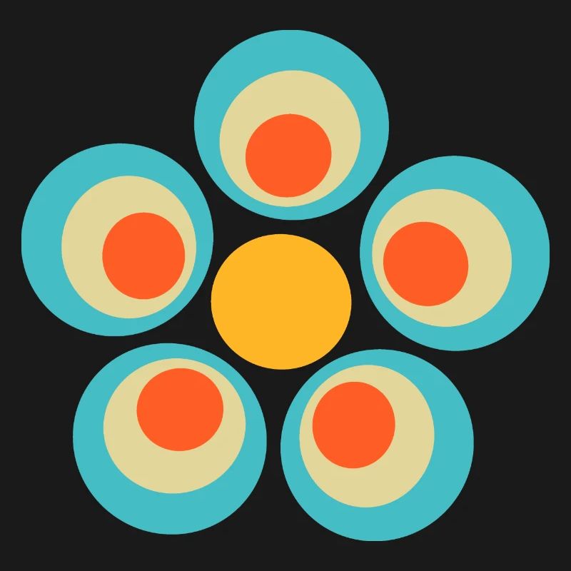 70s Flower Pattern