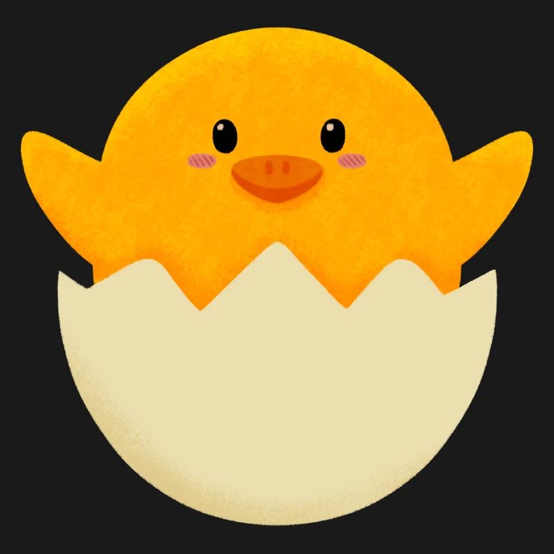 Easter Chick in Egg