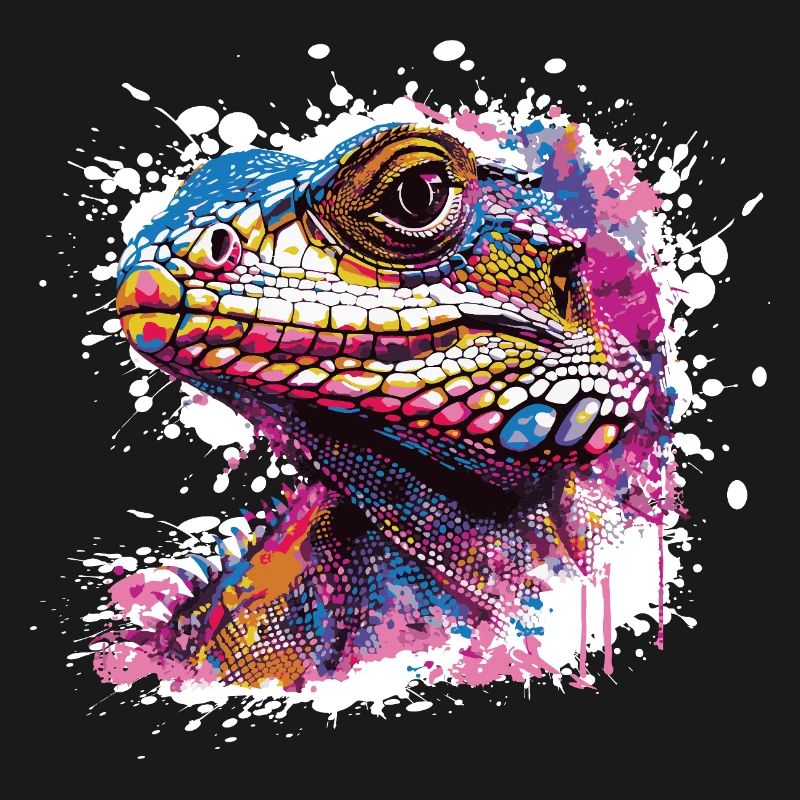 Lizard Graffiti