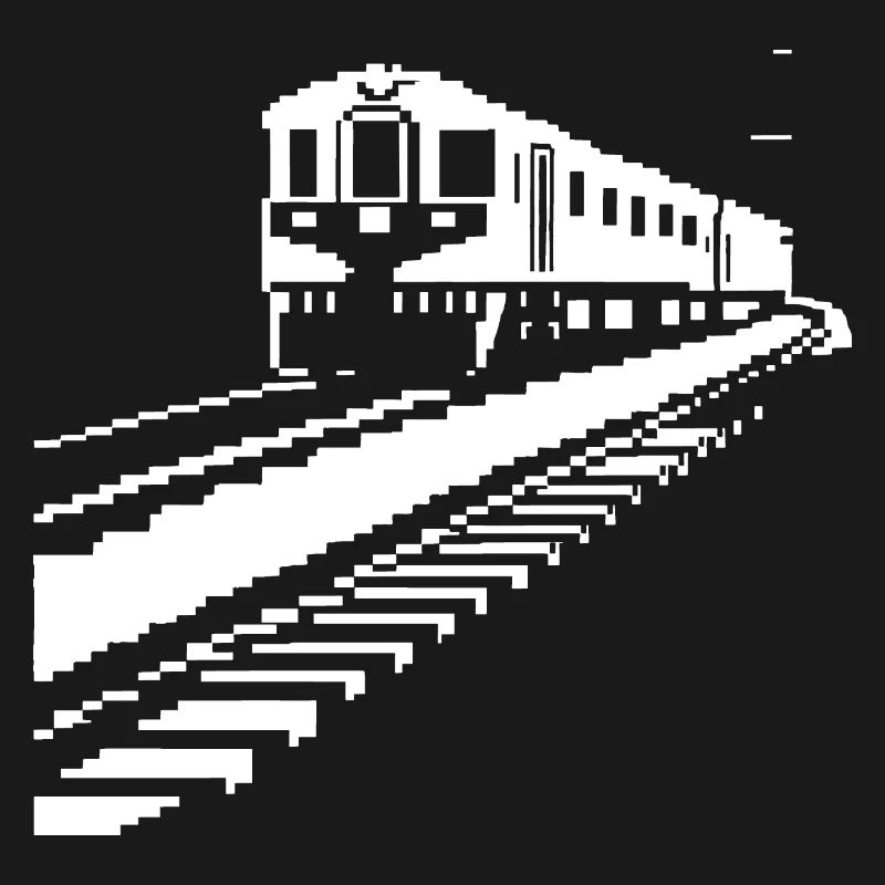 Eisenbahn Pixelkunst