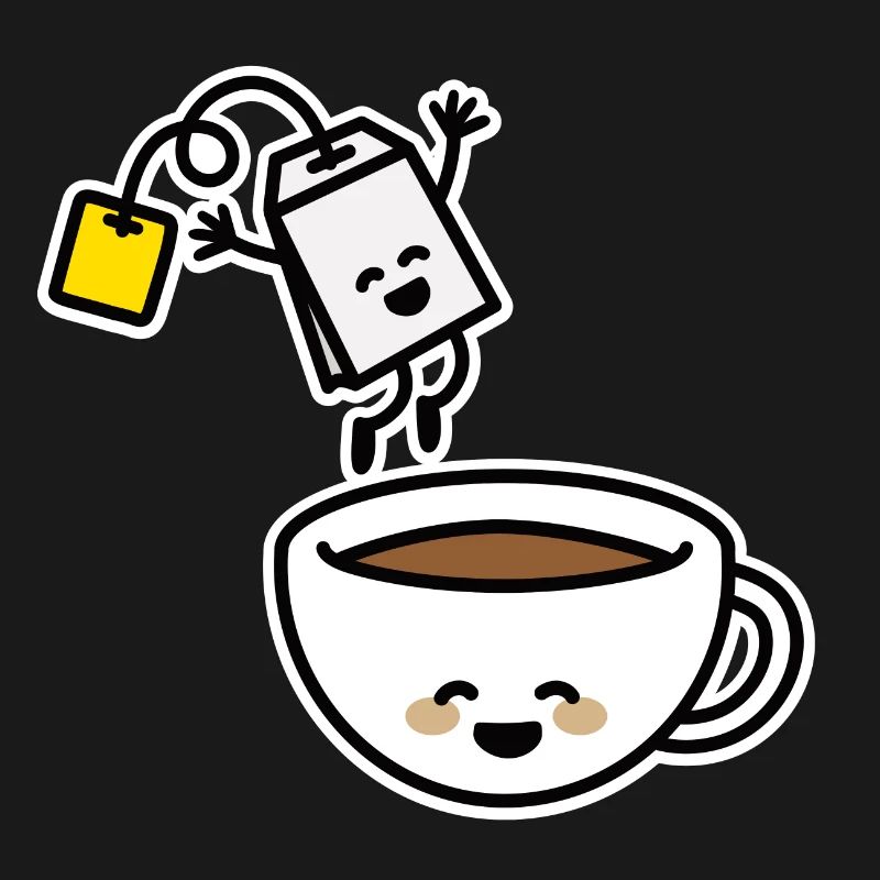 Tea bag tea cup tea drinker tea lover