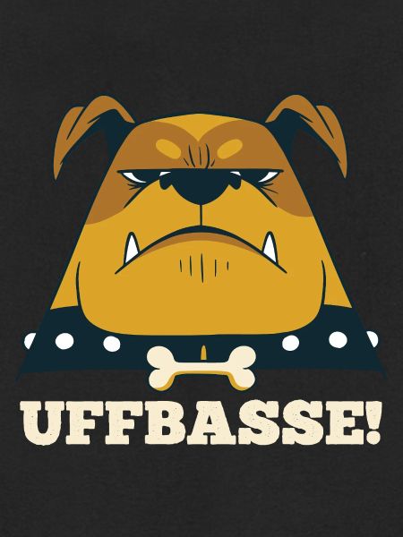Wütender Mannheimer Hund -  Uffbasse Monnem