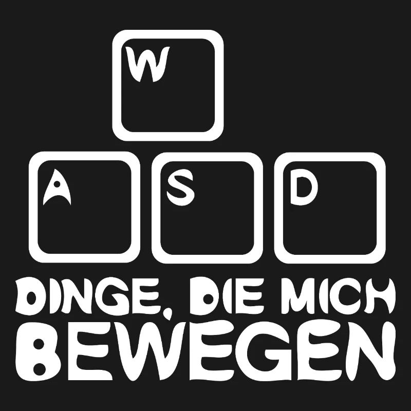 W A S D Dinge die mich bewegen PC Computer WASD
