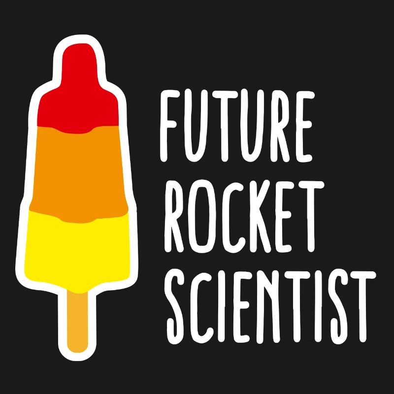 Future rocket scientist popsicle rocket graduation