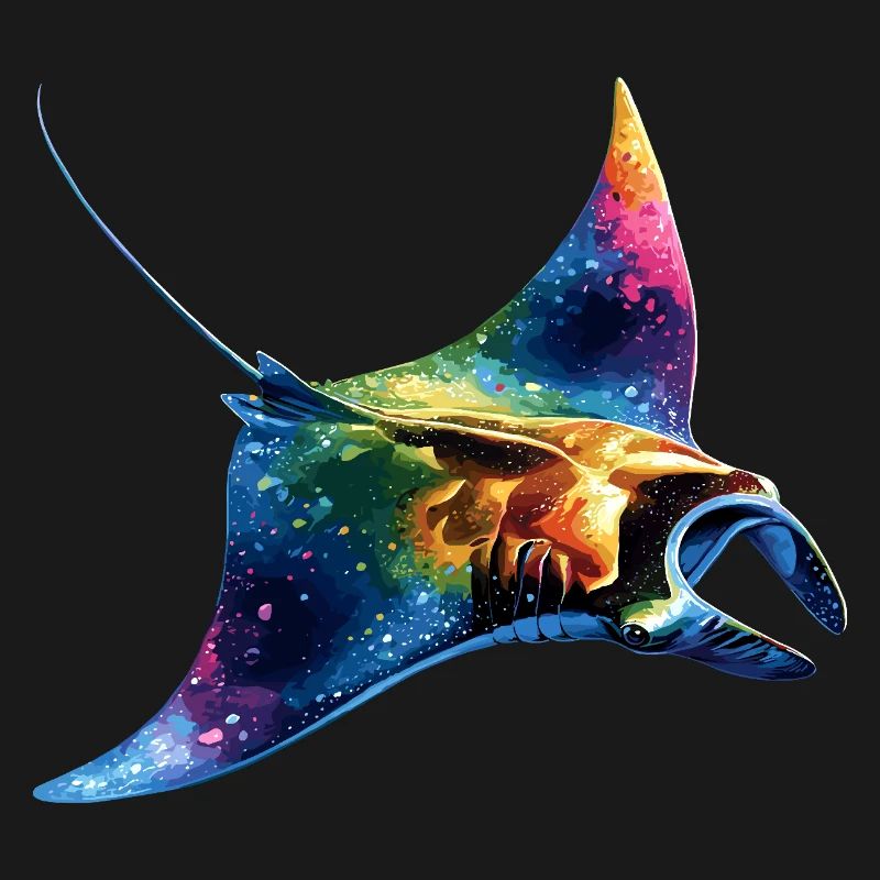 Manta Ray, Devil Ray, Stingray, Diver