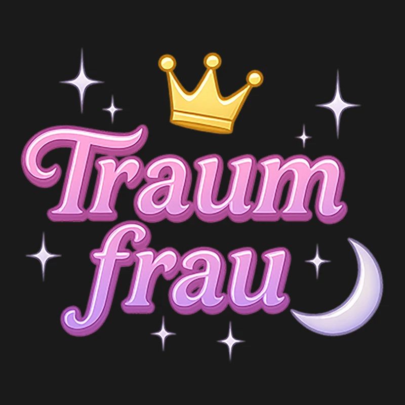traumfrau / y2k statement spitzname design 