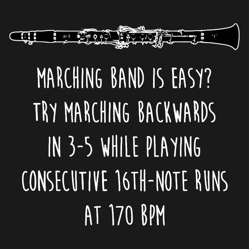 Backward Cadence Marching Tee