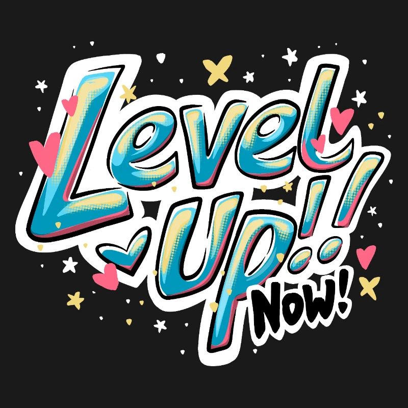 Vibrant Inspirant 'Level up now !' Conception du devis