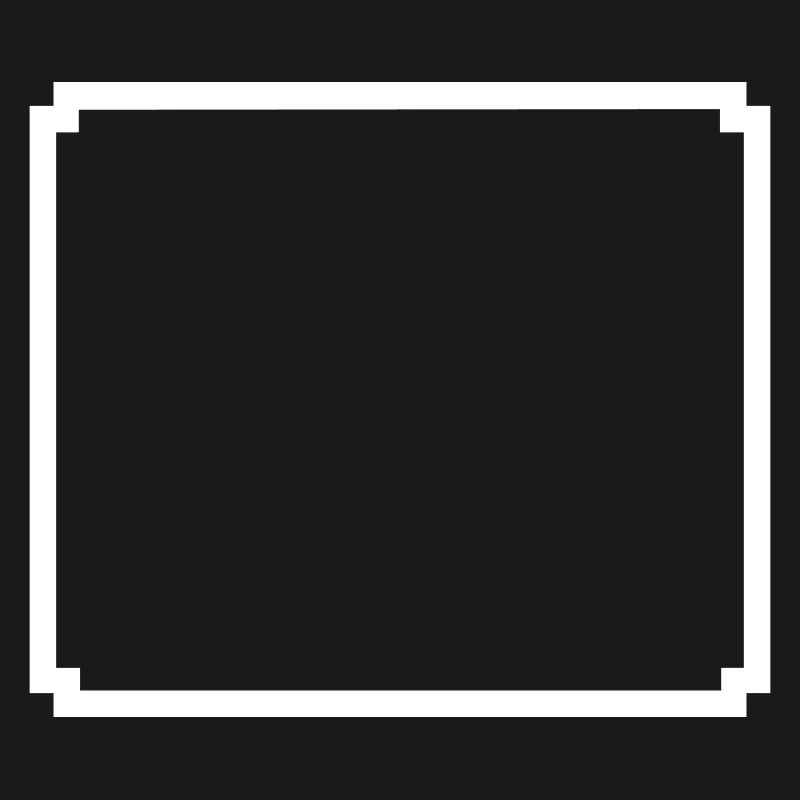 Pixel Frame 8-Bit Text Box