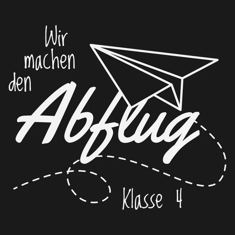 Abschlussshirt Grundschule Abflug