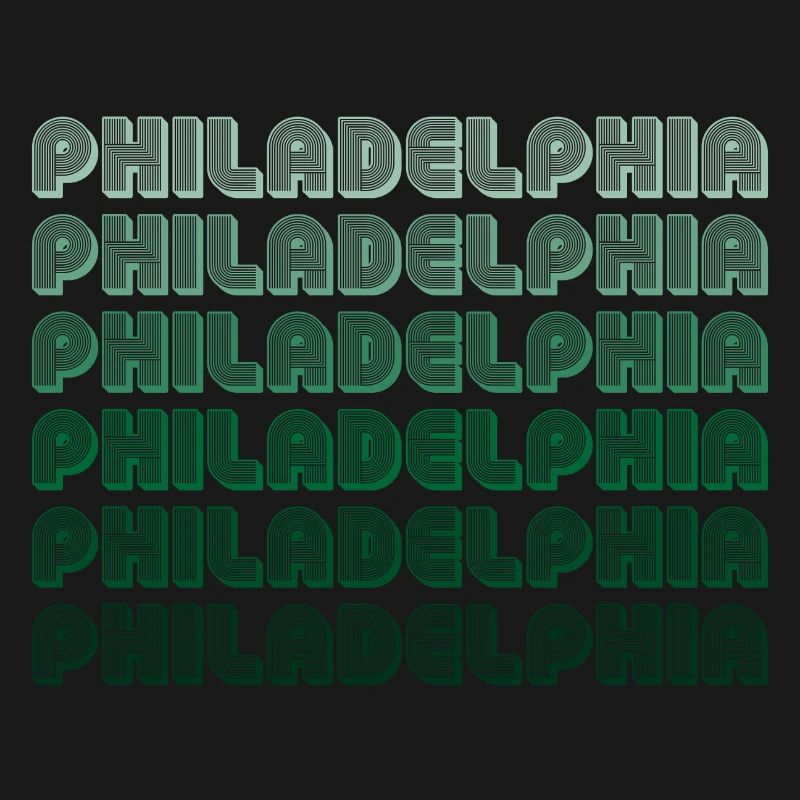 Philadelphia Typography Pattern