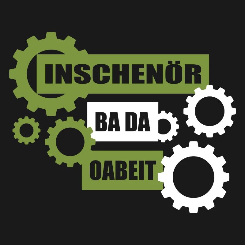 Inschenör ba da Oabeit, engineer at work