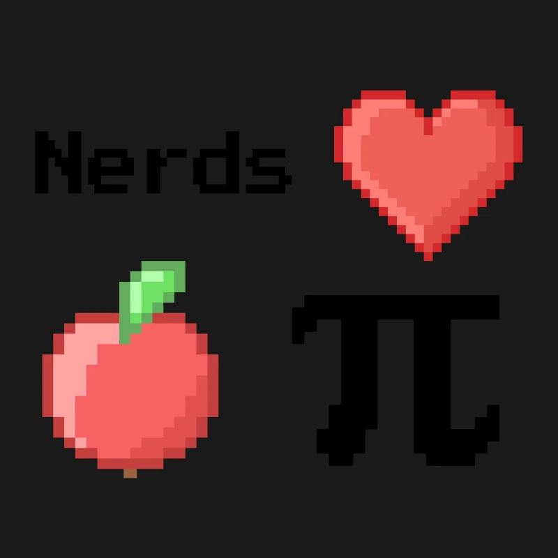 nerds love apple pi pie sprüche math s pixel