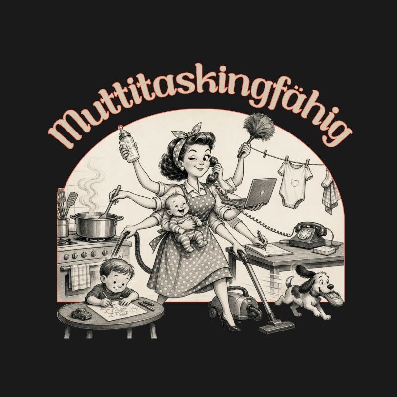 Multitasking? Nein. Muttitasking - Chaos? Läuft!