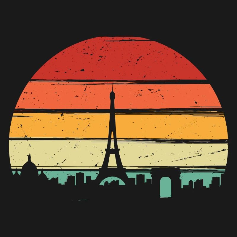 Coucher de soleil Tour Eiffel