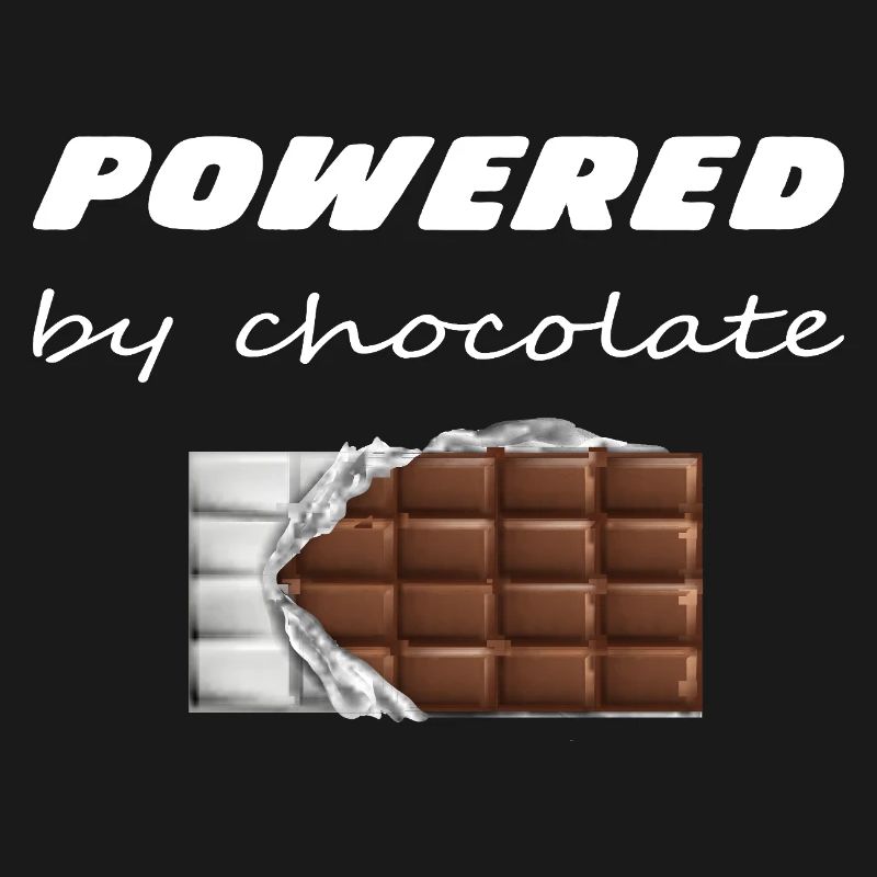 Powered by Chocolate Chocolate Bar Design