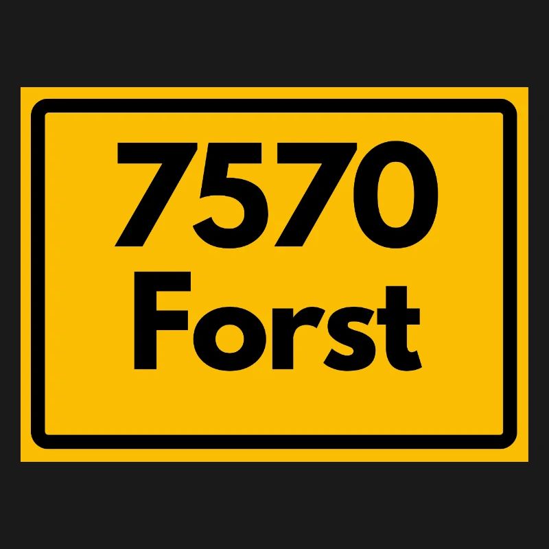 ANCIEN CODE POSTAL RETRO 7570 FORST