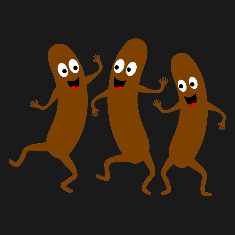 Humorous dancing sausages