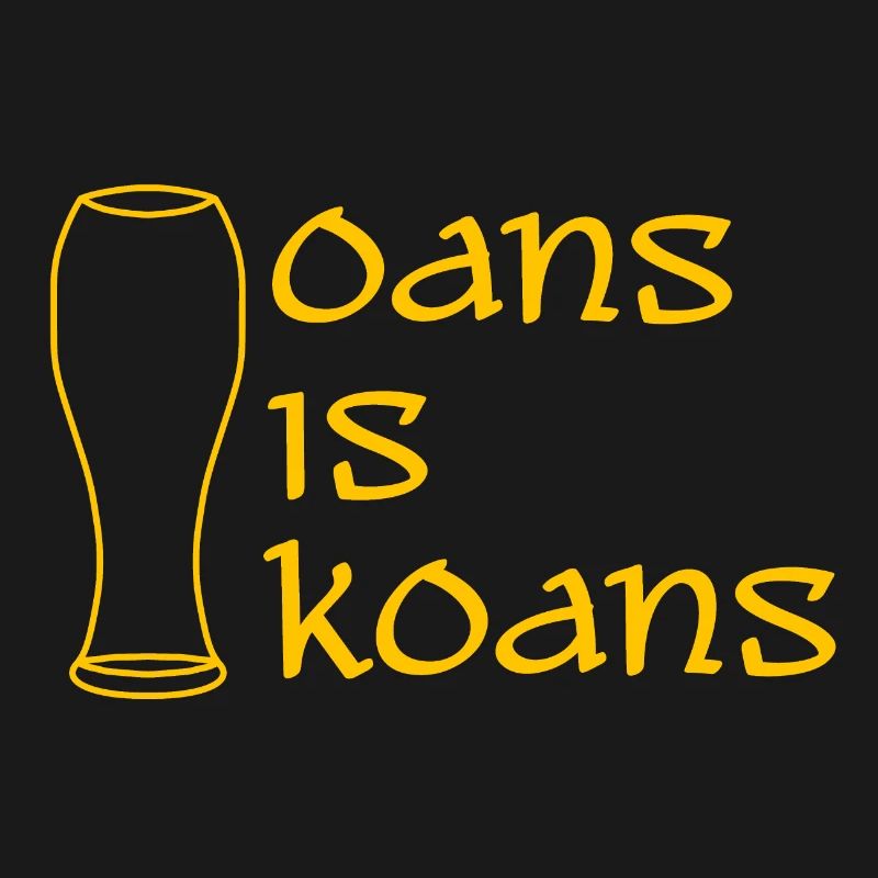 oans is koans - one is none - dialect
