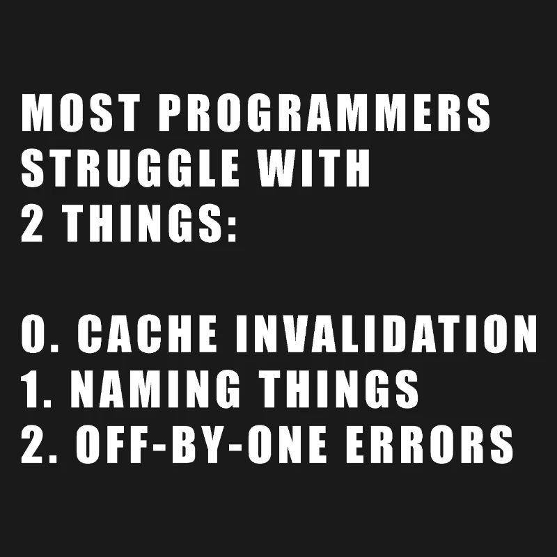 2 schwierige Dinge im Programmieren der Informatik