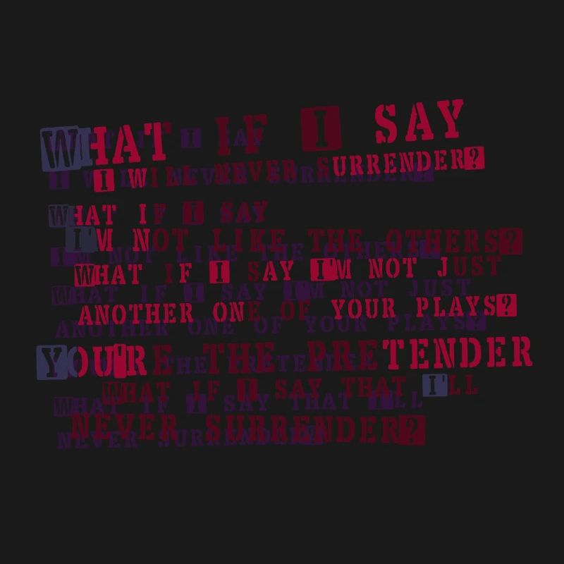 Typographie de la résolution implacable