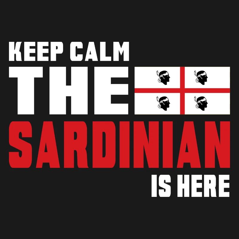 Keep Calm Sardinia flag design