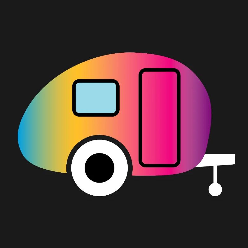 Caravan Caravan Gradient Camping Camper Fan
