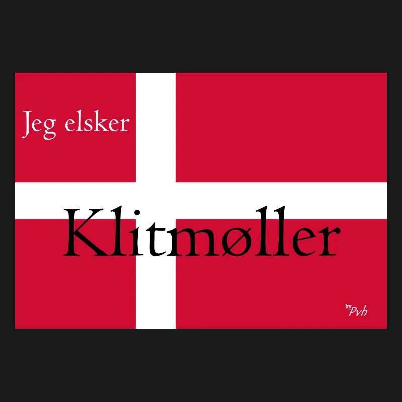 Drapeau danois de Klitmøller