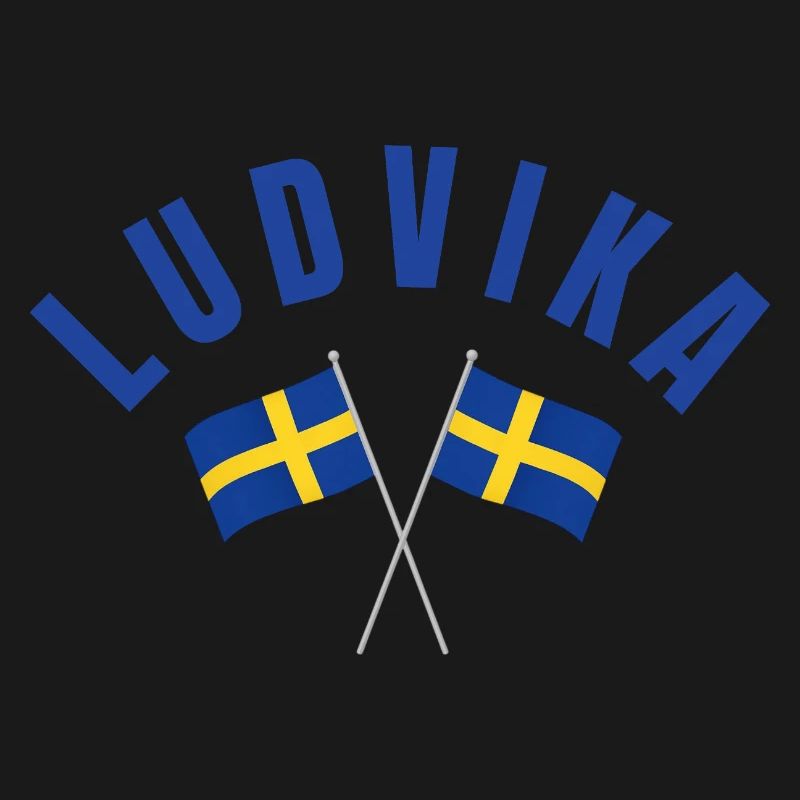 Drapeaux de Ludvika Suède