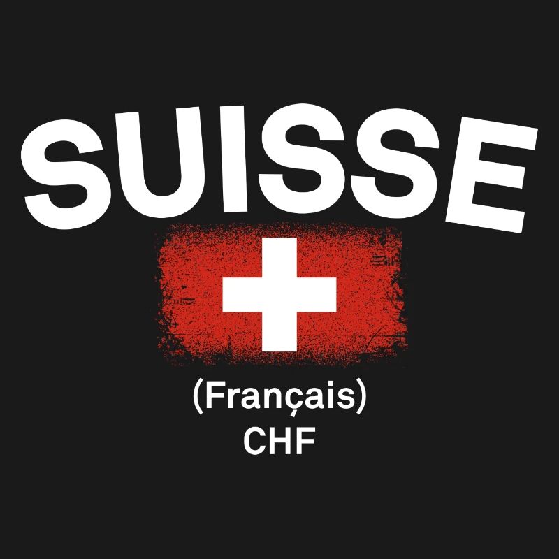 Schweizer Flagge CHF Français