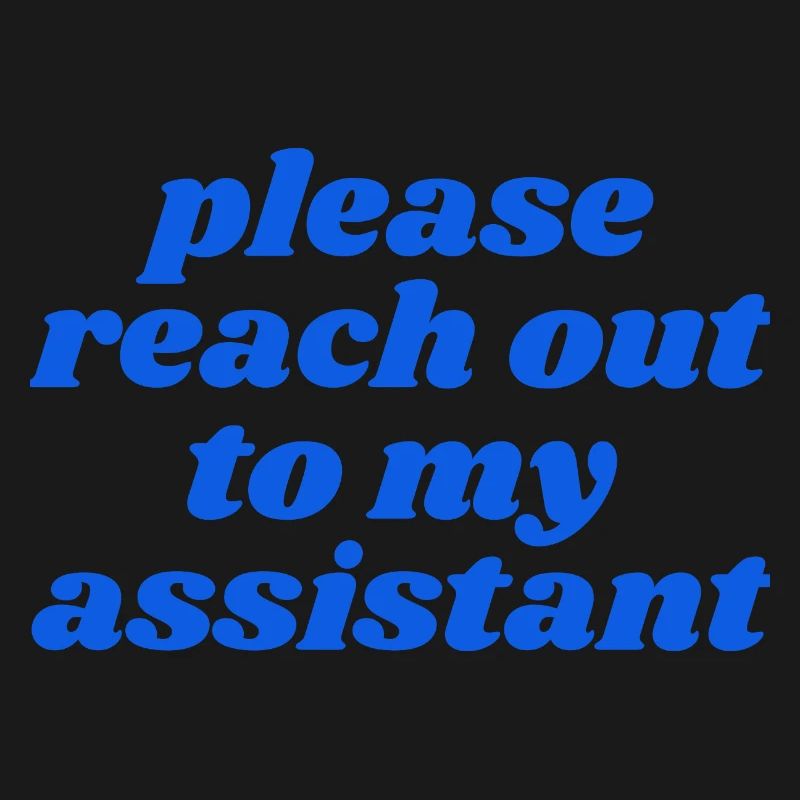 Merci de contacter mon assistant