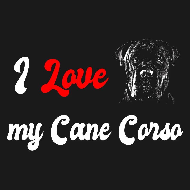J'adore mon chien Cane Corso