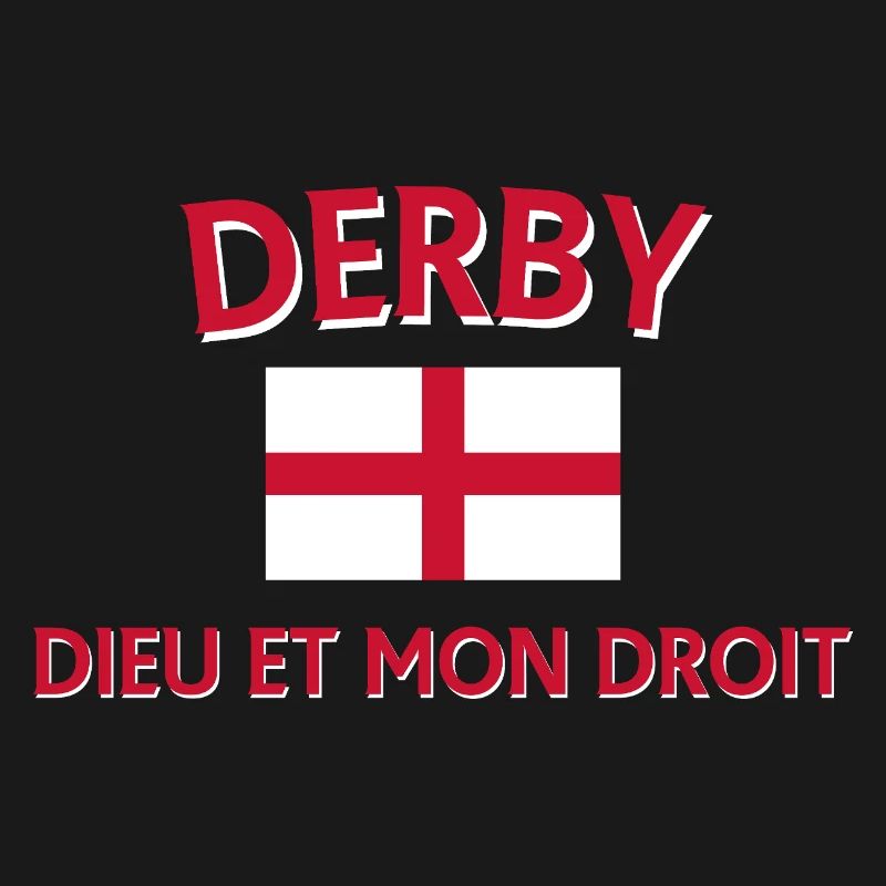 Conception du drapeau de l’Angleterre Derby