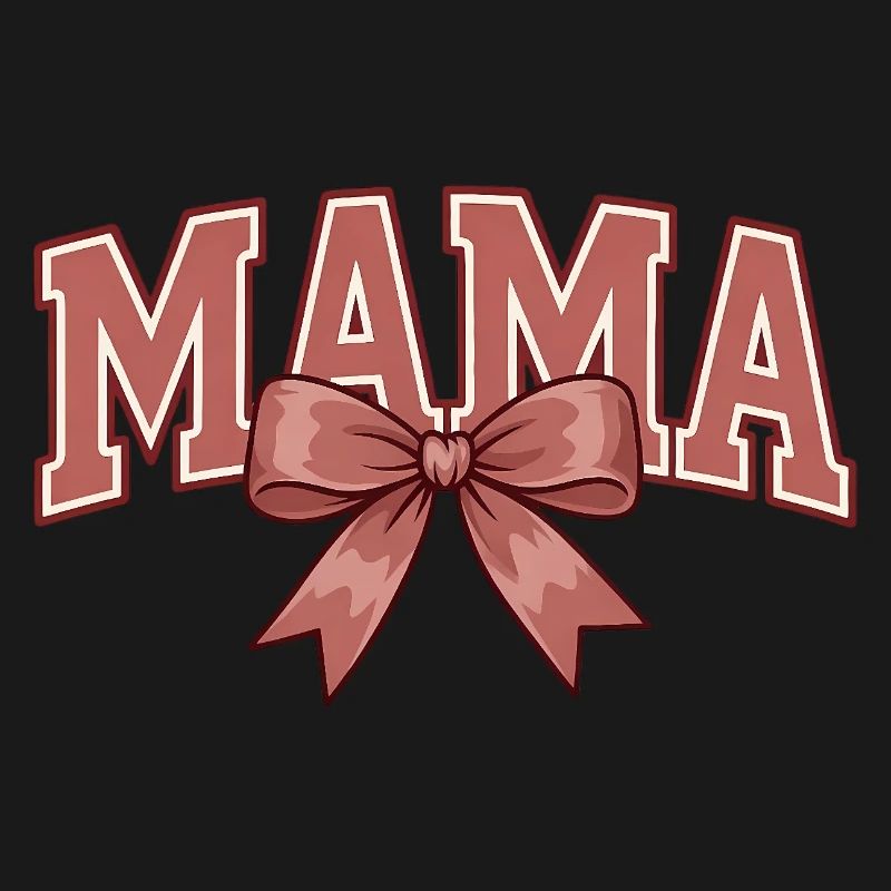 Mama Schleife – Süßes Mama Statement Design