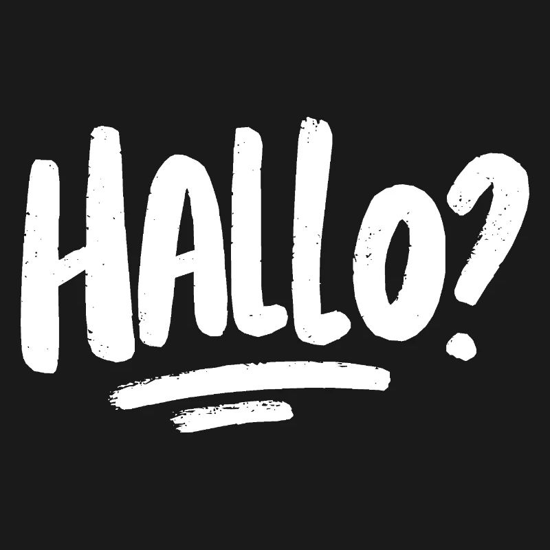 Hello? -white