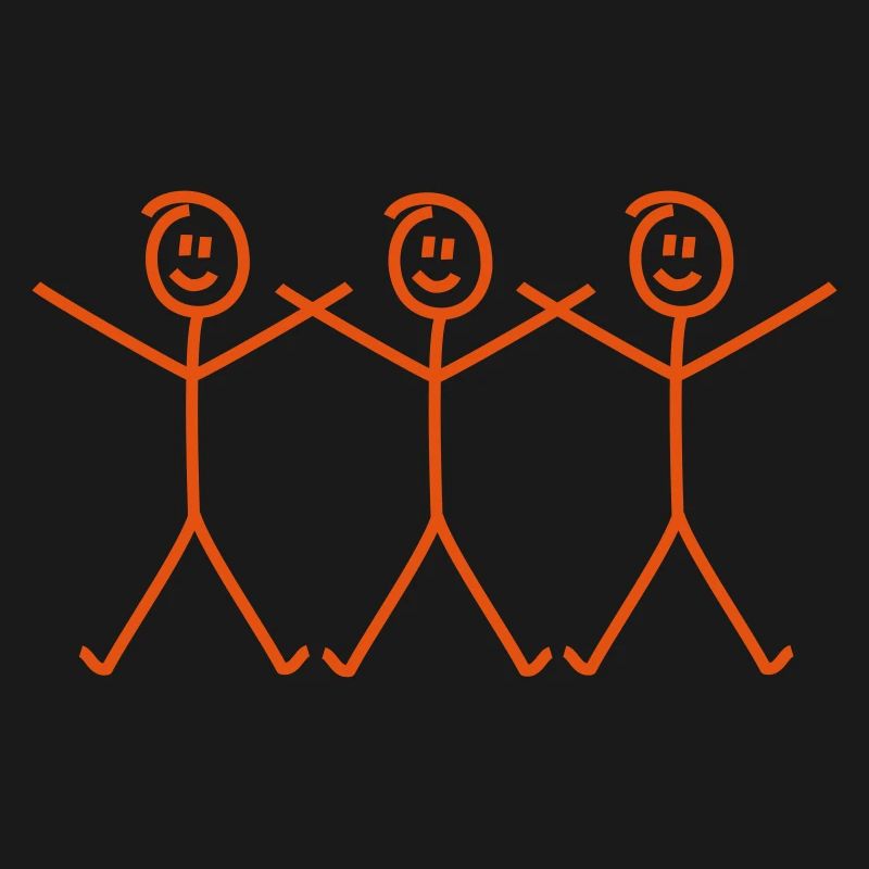 Stick man dance dancing