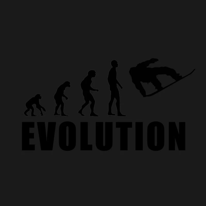 EVOLUTION SNOWBOARD Schnee Winter Geschenk