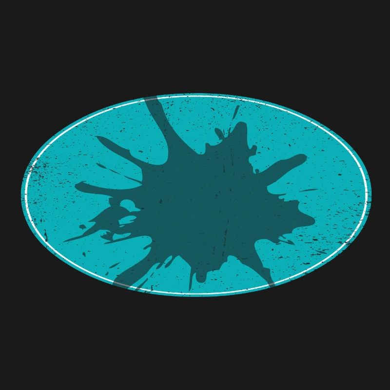 Ovaler Flash Background schmutzing