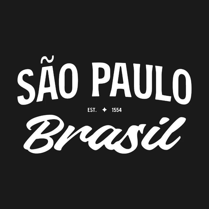 Script rétro de São Paulo Brasil
