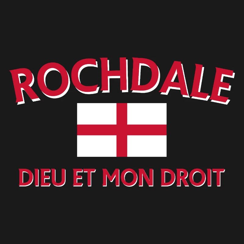 Devise du drapeau anglais de Rochdale