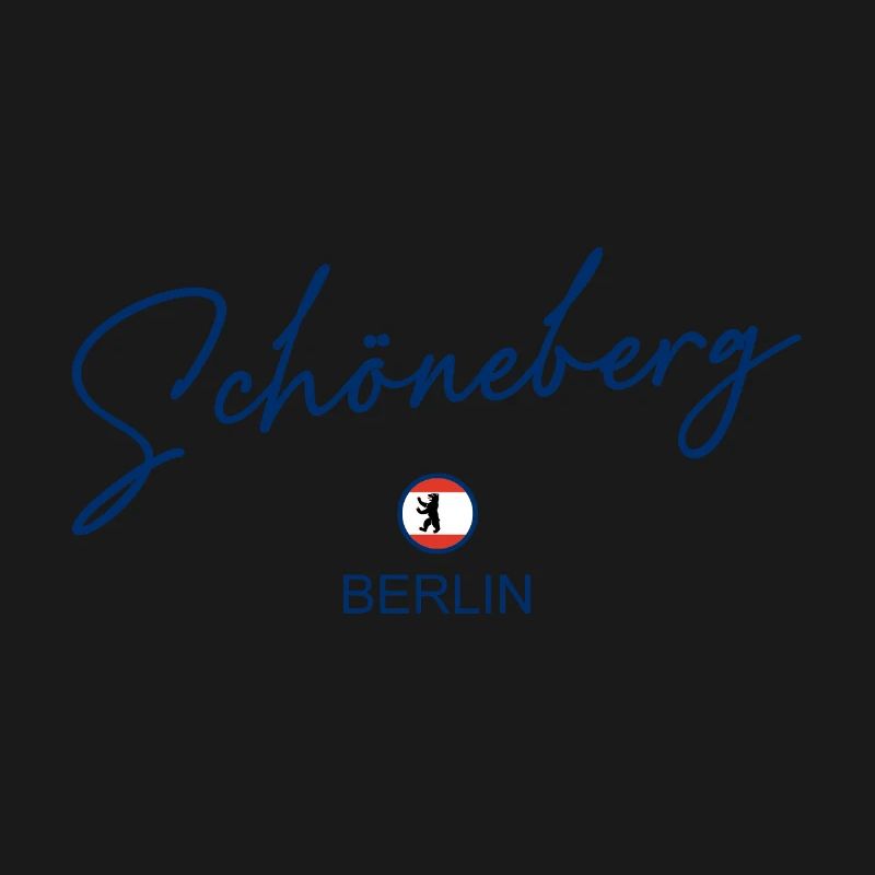 Schöneberg - Drapeau de Berlin - Ours de Berlin