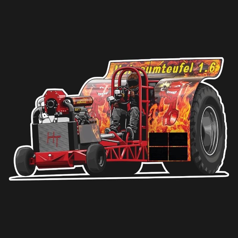 Tractor Pulling // Illustration