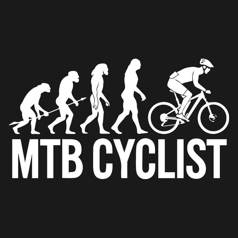 Evolution d’une silhouette de cycliste VTT