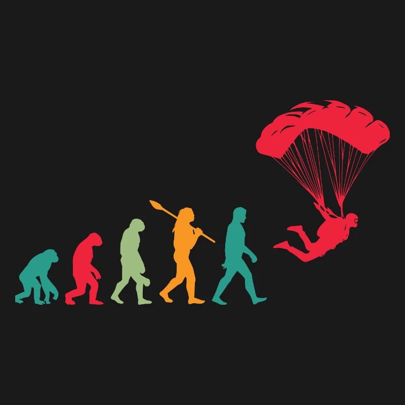 Fallschirm Evolution Fallschirmspringer