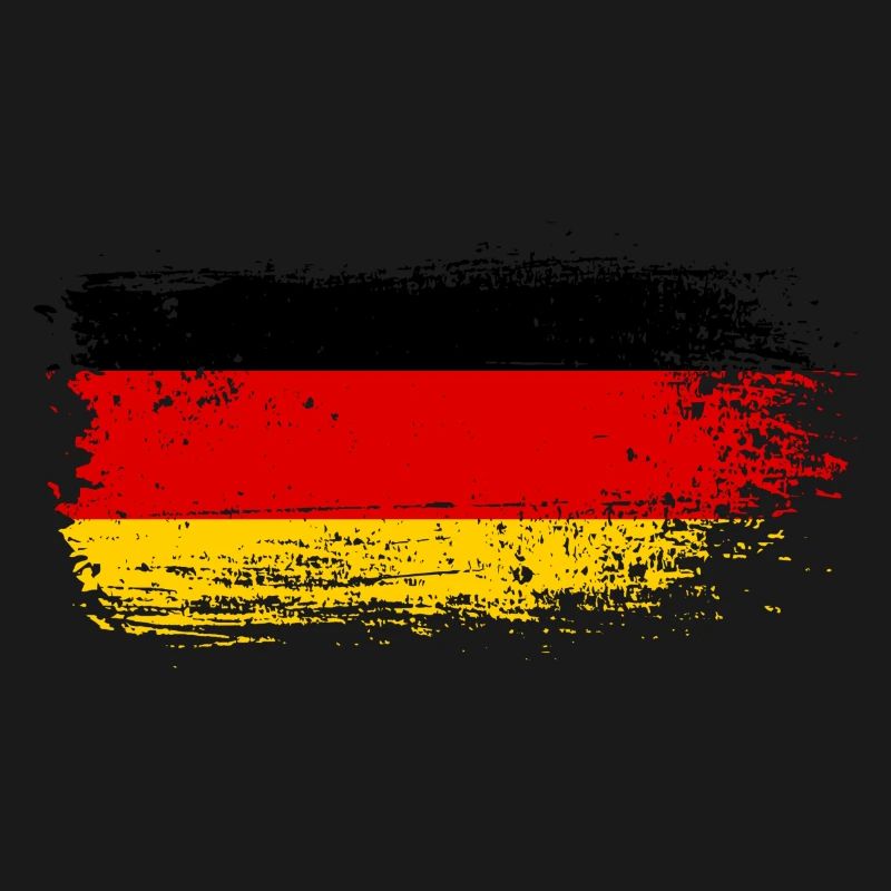Brushstroke German Flag